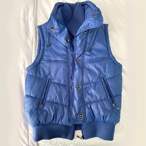 INC International Concepts Royal Blue Puffer Vest